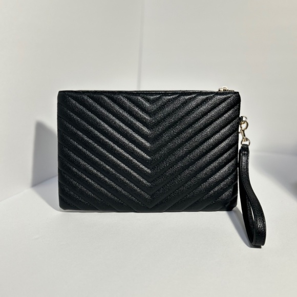 Black YSL Monogram Small Pouch - Picture 9 of 11